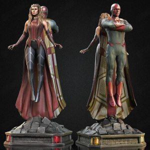 Wanda and Vision 3D Model