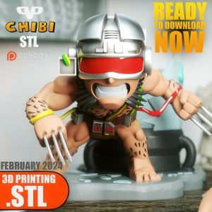 Weapon X Chibi 3D Model