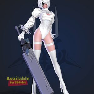 2b Nier Automata 3D Model