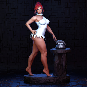 Wilma Flintstone 3D Model
