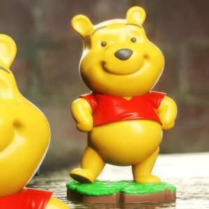 Winnie The Pooh Chibi 3D Model