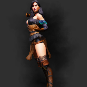Yennefer 3D Model