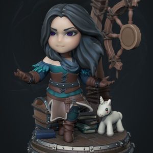 Yennefer Chibi 3D Model
