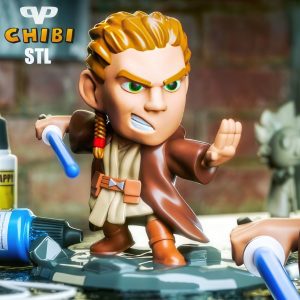 Young Obi Wan 3D Model