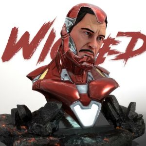 Iron Man Bust 3D Model