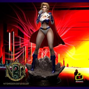 Power girl 3D Model